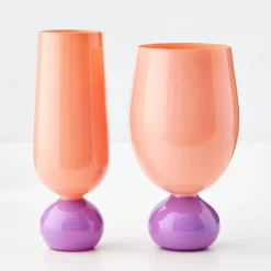 Flash Sale GigiandTom Aden Cocktail Glass Peach