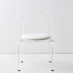 Fashion GigiandTom Arch Lucite Accent Chair White