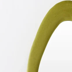 Sale GigiandTom Asymmetrical Wavy Velvet Full Length Mirror Green