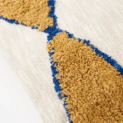 Hot GigiandTom Boho Cotton Cushion With Insert Nude/Beige