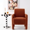 Sale GigiandTom Boucle Accent Chair Terracotta