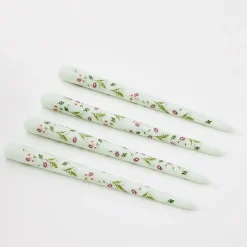 New GigiandTom Bouquet Soy Taper Candle 4 Pack Sage