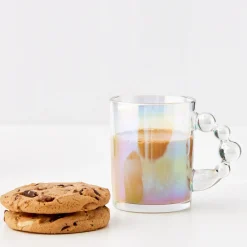 Outlet GigiandTom Bubble Glass Mug Iridescent