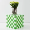 Sale GigiandTom Checkerboard Acrylic Side Table Green