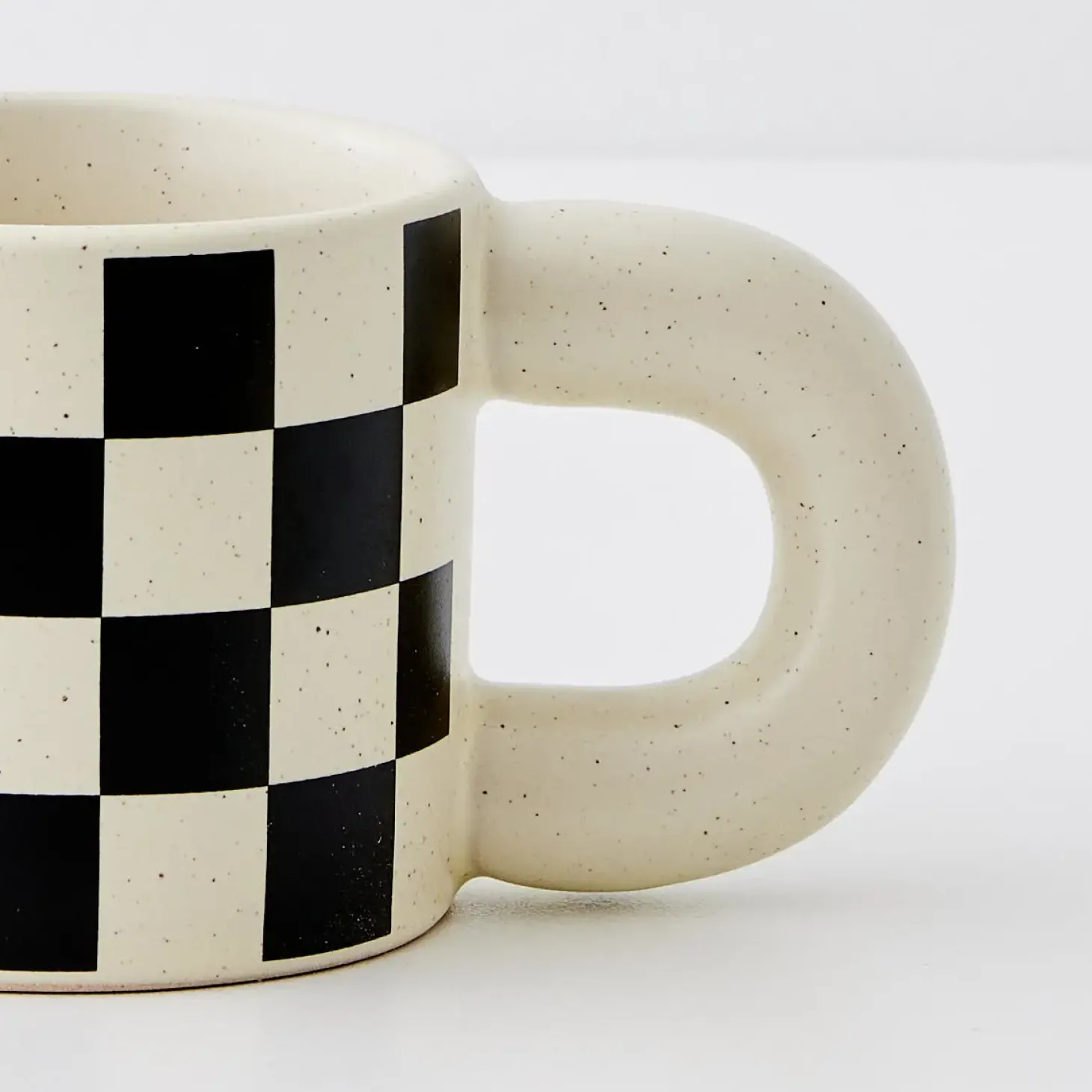 Best Sale GigiandTom Checkerboard Ceramic Mug