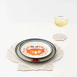 Hot GigiandTom Clam Shell Coaster Set Of 4 Natural