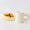 Shop GigiandTom Cloud Ceramic Mug Set Yellow