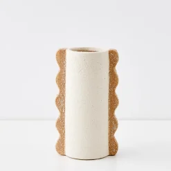 Flash Sale GigiandTom Copacabana Ceramic Vase Ivory