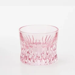 Store GigiandTom Crystal Cut Glass Tumbler Pink