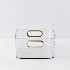 Best Sale GigiandTom Crystal Cut Storage Container Clear