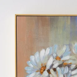 Online GigiandTom Daisy Garden Framed Canvas Oil Painting