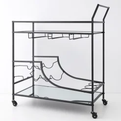 Outlet GigiandTom Double Decker Bar Cart Black