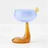 New GigiandTom Droplet Cocktail Glass Blue
