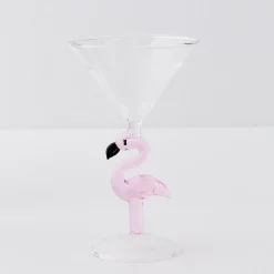 Fashion GigiandTom Flamingo Stem Cocktail Glass