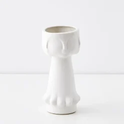 Flash Sale GigiandTom Gemelli Ceramic Vase White