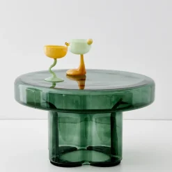 Store GigiandTom Glass Coffee Table Green