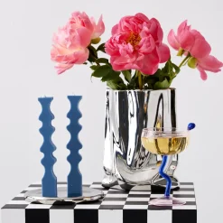 Sale GigiandTom Inset Taper Candle Navy 2 Pack