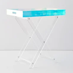 Flash Sale GigiandTom Iridescent Console Tray Side Table