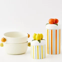 Online GigiandTom Lemon Ceramic Canister