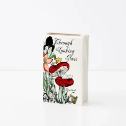 Clearance GigiandTom Looking Glass Ceramic Book Vase White