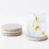 Online GigiandTom Marble Coasters 4 Pack Beige
