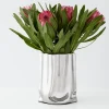 Sale GigiandTom Mercury Metal Vase Silver