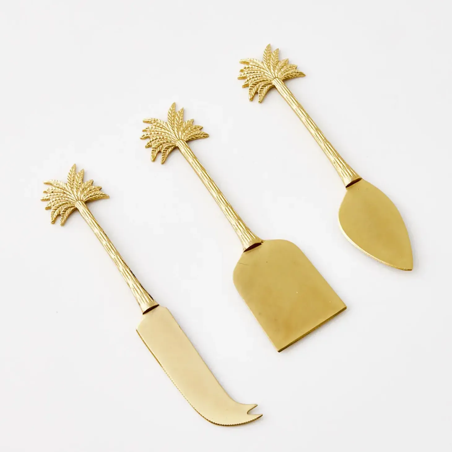 Sale GigiandTom Miami Brass Cheese Knife Set