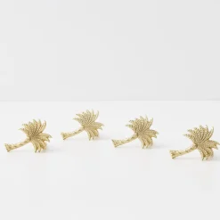 Hot GigiandTom Miami Metal Napkin Rings Gold