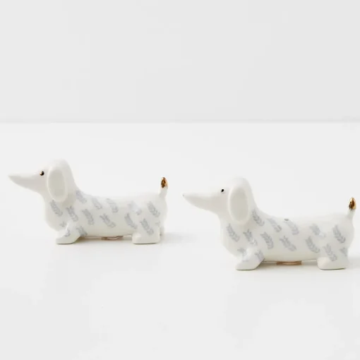 New GigiandTom Pawsome Ceramic Salt & Pepper Shakers