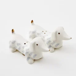 New GigiandTom Pawsome Ceramic Salt & Pepper Shakers