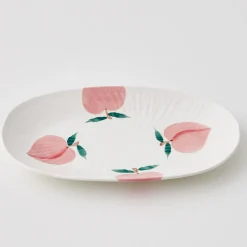 Discount GigiandTom Peachy Keen Ceramic Serving Platter