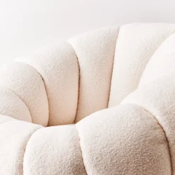 Online GigiandTom Pumpkin Accent Chair White