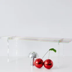 Flash Sale GigiandTom Rainbow Acrylic Side Bench Seat