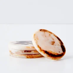 Hot GigiandTom Resin Coasters 4 Pack Tortoiseshell