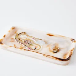 Online GigiandTom Resin Decorative Tray Tortoiseshell