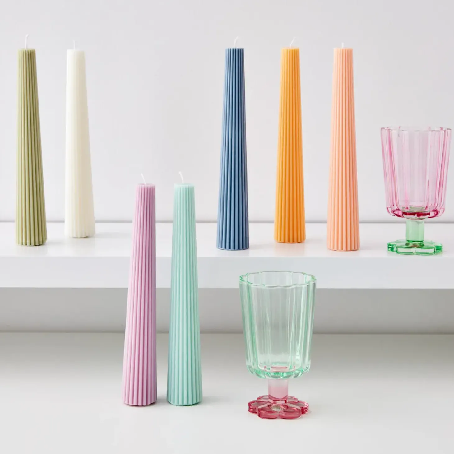 Clearance GigiandTom Soy Taper Candle Sage