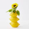 Outlet GigiandTom Stacked Lemon Ceramic Vase