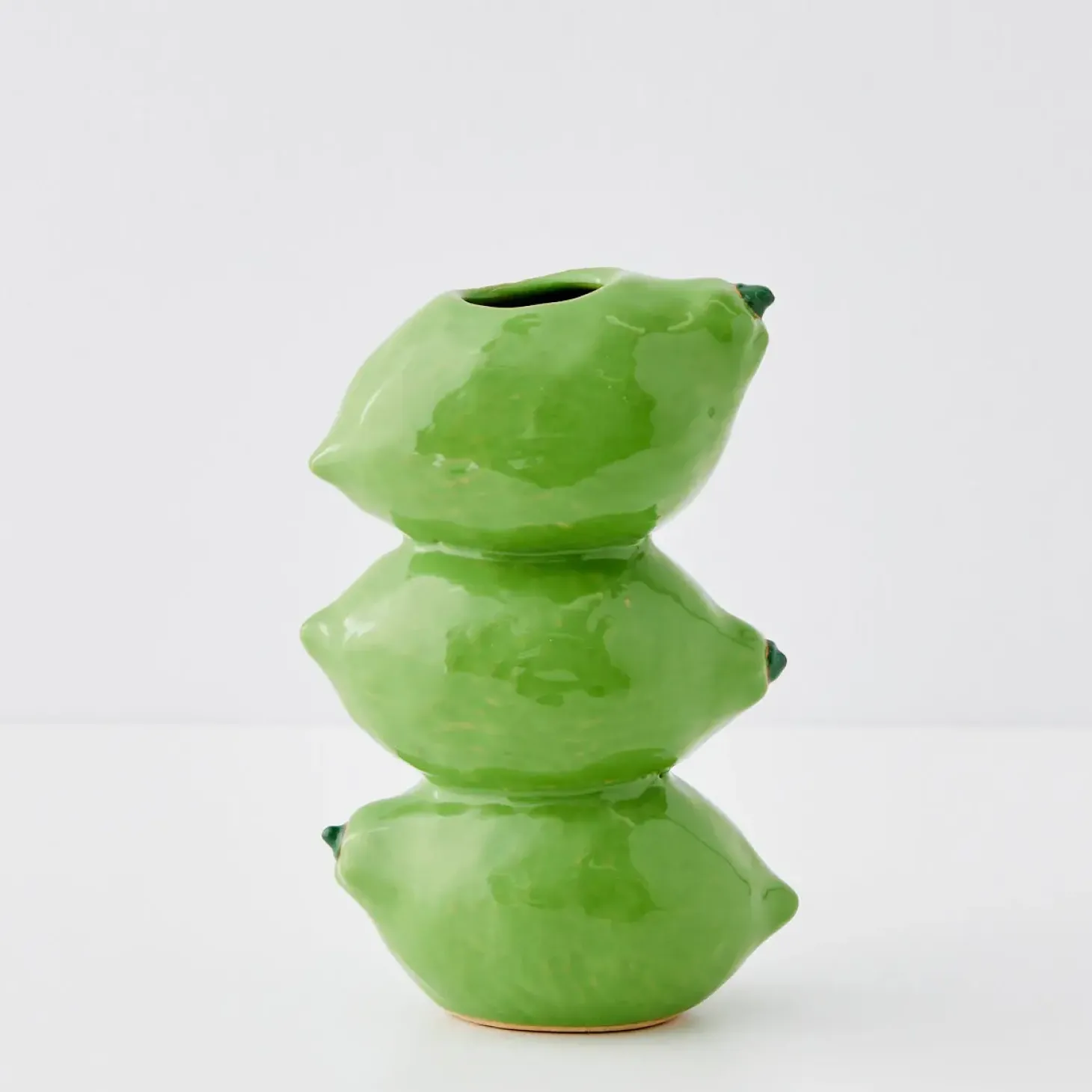Flash Sale GigiandTom Stacked Lime Ceramic Vase