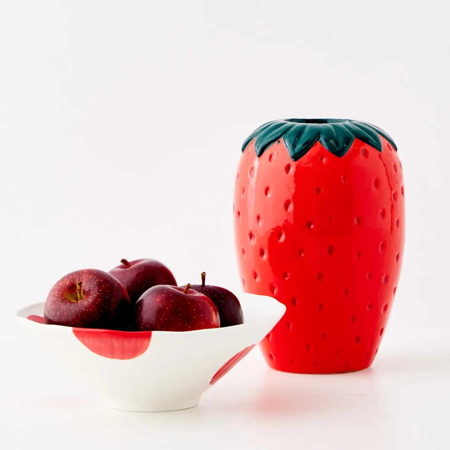 Best Sale GigiandTom Strawberry Glazed Ceramic Vase