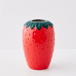 Best Sale GigiandTom Strawberry Glazed Ceramic Vase