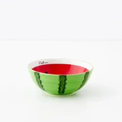 Discount GigiandTom Watermelon Ceramic Bowl Red