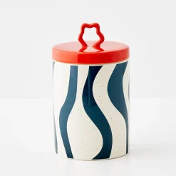 Online GigiandTom Whorl Kitchen Ceramic Canister Tall