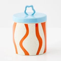 New GigiandTom Whorl Kitchen Ceramic Canister Medium